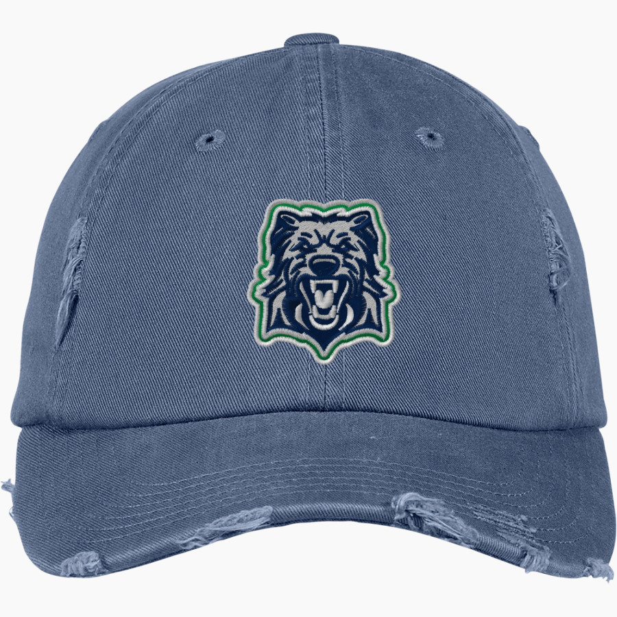 St. Patrick's Academy Wolfhounds <span class="pdp-name-mascot">Great Falls Central Catholic H S Mustangs</span> District Distressed Cap