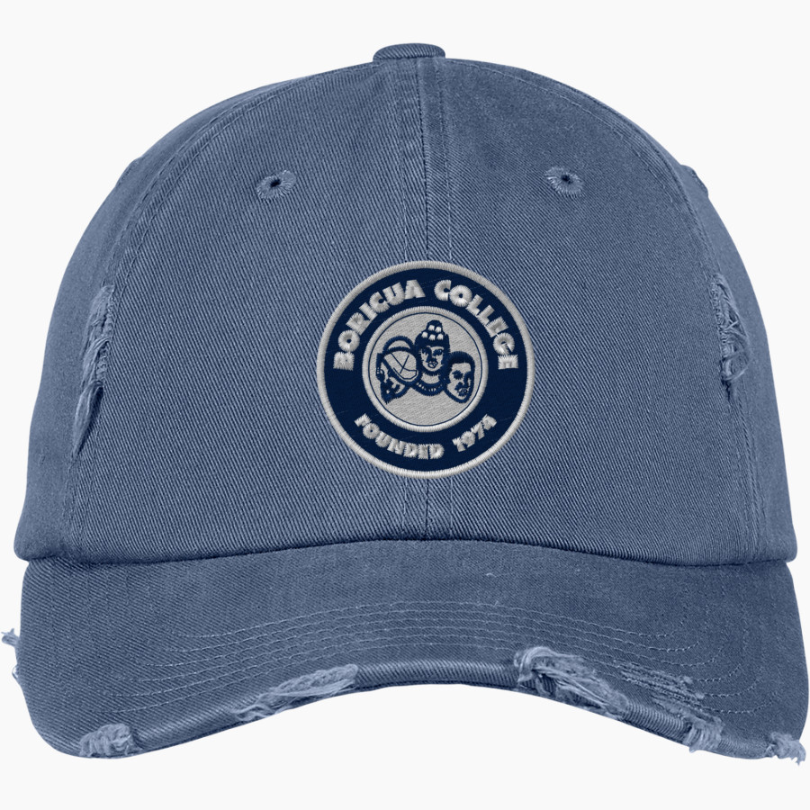 Boricua College District Distressed Cap