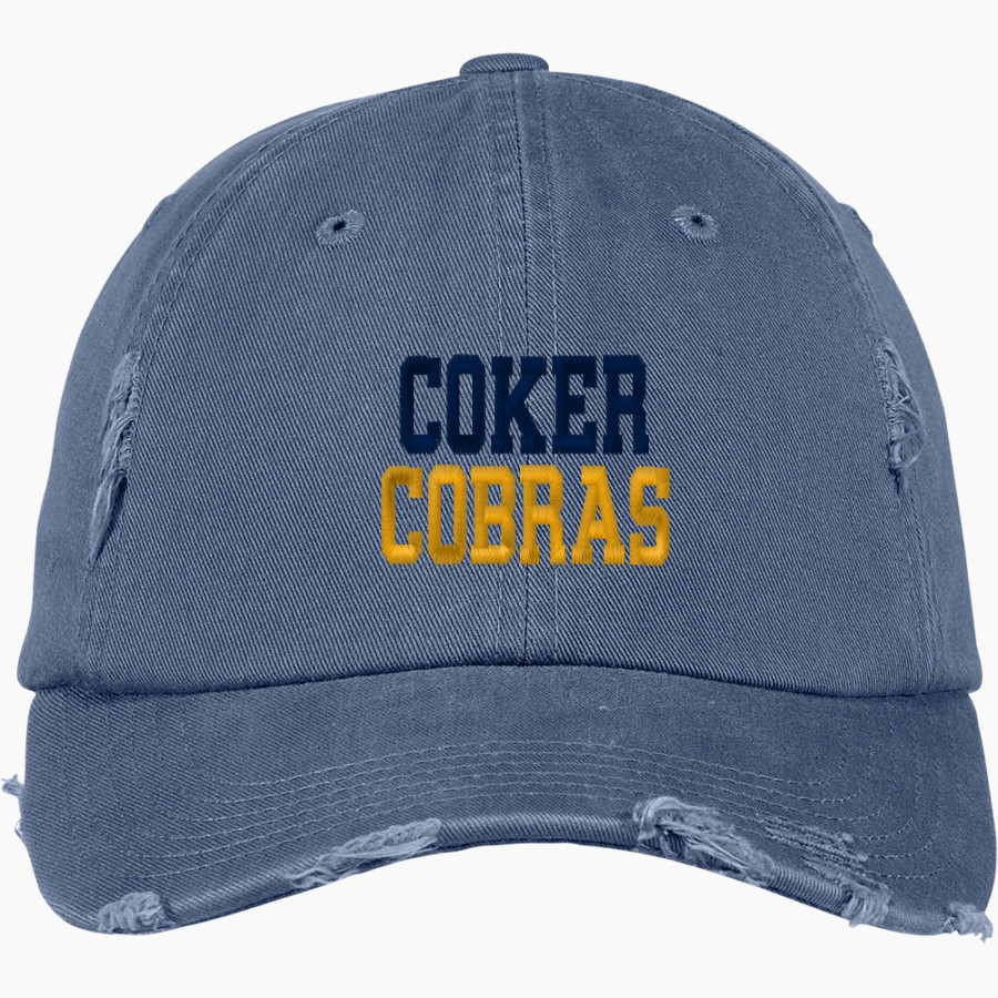 Coker Cobras <span class="pdp-name-mascot">Coker Cobras</span> District Distressed Cap