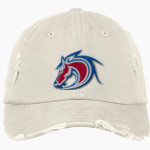 WEST NOBLE Chargers Online Store District Distressed Cap Front Thumbnail