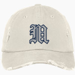 M.A.D Mavericks OFFICIAL ONLINE STORE <span class="pdp-name-mascot">Crieve Hall Youth Athletic Association Mad Mavericks</span> District Distressed Cap Front Thumbnail