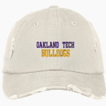 OAKLAND TECHNICAL HIGH SCHOOL BULLDOGS <span class="pdp-name-mascot">OAKLAND BULLDOGS</span> District Distressed Cap Front Thumbnail