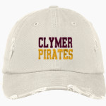 CLYMER HIGH SCHOOL PIRATES <span class="pdp-name-mascot">CLYMER PIRATES</span> District Distressed Cap Front Thumbnail