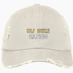 GULF BREEZE HIGH SCHOOL DOLPHINS <span class="pdp-name-mascot">GULF BREEZE DOLPHINS</span> District Distressed Cap Front Thumbnail