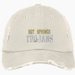 HOT SPRINGS HIGH SCHOOL TROJANS District Distressed Cap Front Thumbnail