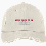 Wisconsin School For The Deaf Firebirds <span class="pdp-name-mascot">Wisconsin School For The Deaf Firebirds</span> District Distressed Cap Front Thumbnail