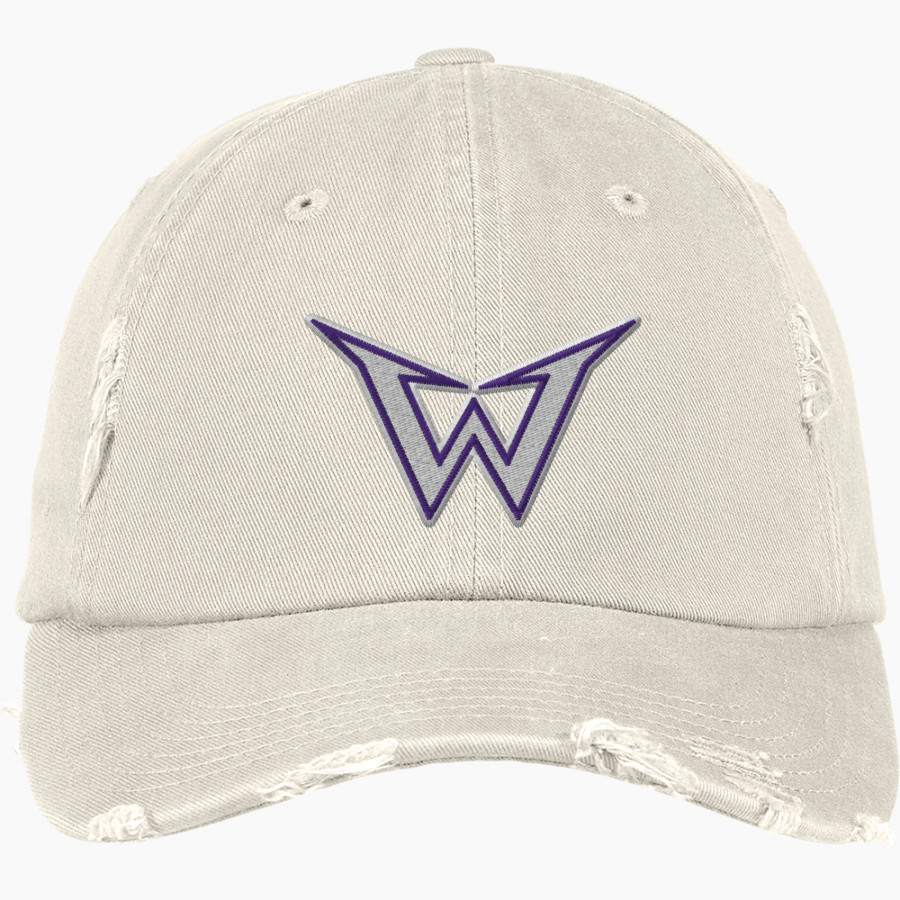 Warrenton Warriors District Distressed Cap
