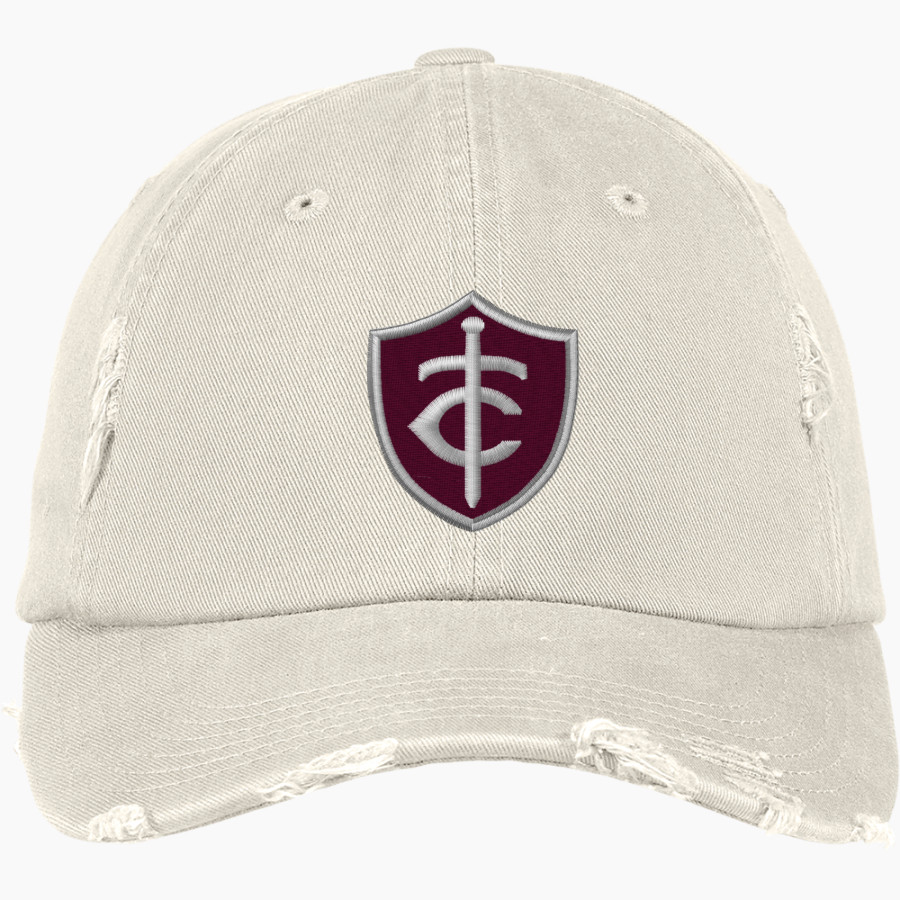 Trinity Warriors District Distressed Cap