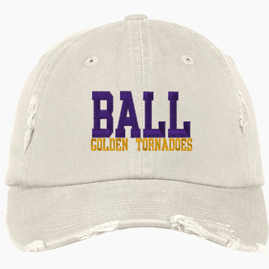 BALL HIGH SCHOOL GOLDEN TORNADOES <span class="pdp-name-mascot">BALL GOLDEN TORNADOES</span> District Distressed Cap