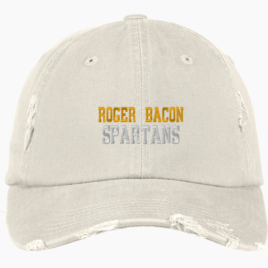 Roger Bacon Spartans District Distressed Cap