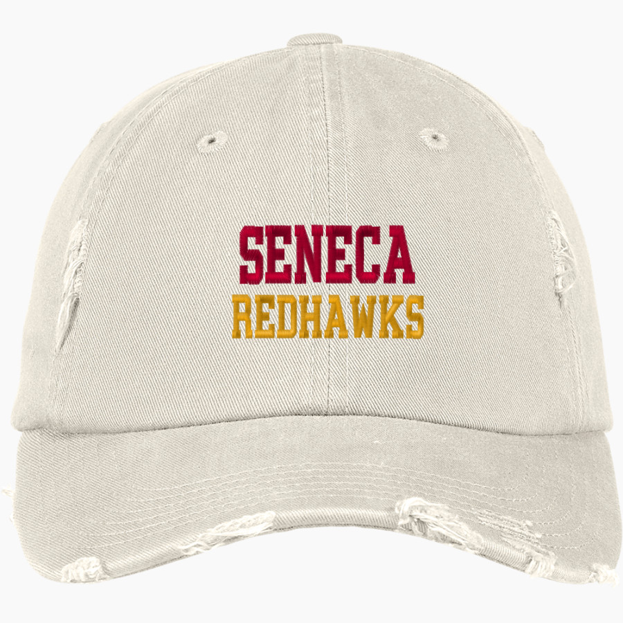 SENECA HIGH SCHOOL REDHAWKS <span class="pdp-name-mascot">SENECA REDHAWKS</span> District Distressed Cap