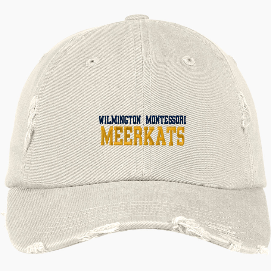 Wilmington Montessori Meerkats District Distressed Cap