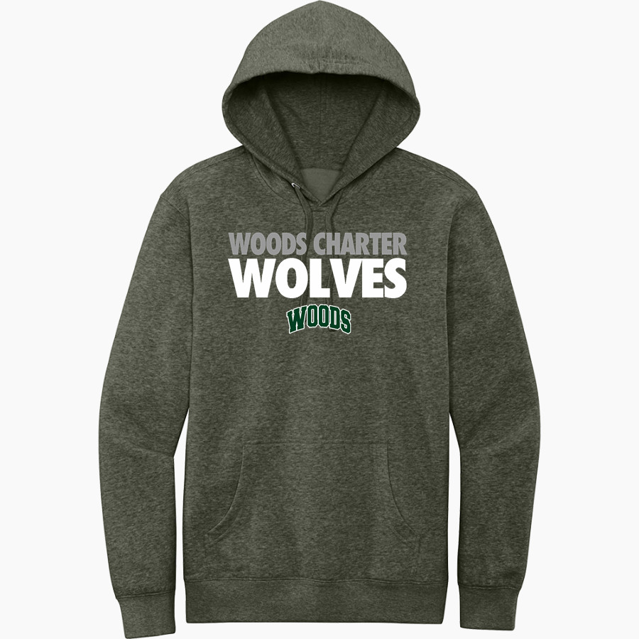 Woods Charter Wolves District Men's V.I.T. Fleece Hoodie