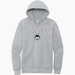 P S 197 Math Science Technology Preparatory Wolves District Men's V.I.T. Fleece Hoodie Front Thumbnail