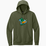Delta College Pioneers District Men's V.I.T. Fleece Hoodie Front Thumbnail