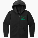 The Blake School BEARS ONLINE STORE District Youth VIT Fleece Full-Zip Hoodie Front Thumbnail