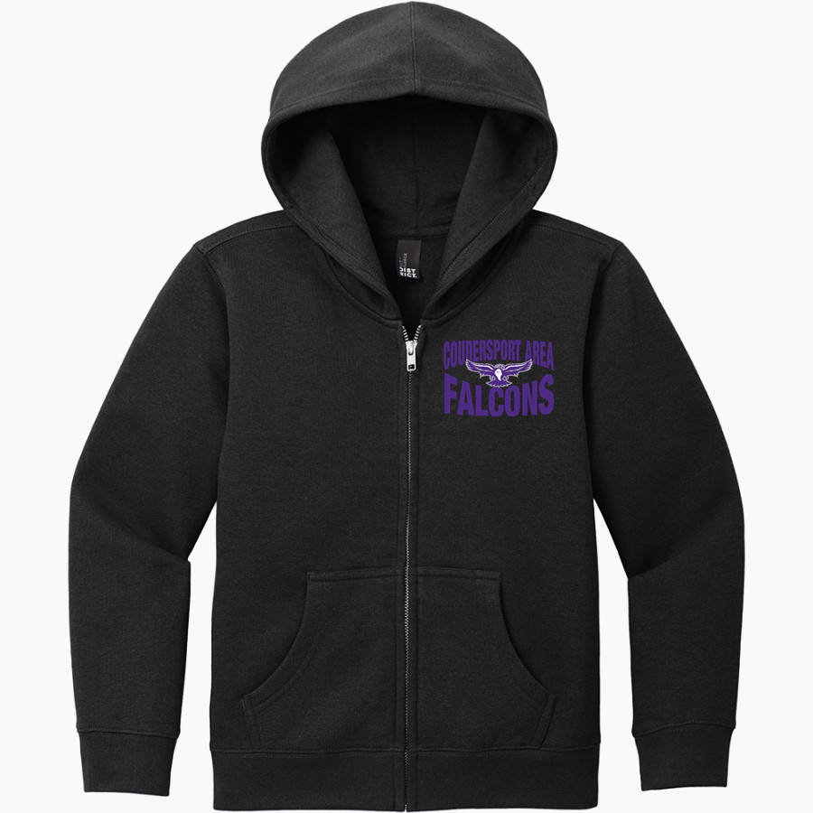 Coudersport Area Falcons <span class="pdp-name-mascot">Coudersport Area High School Falcons</span> District Youth VIT Fleece Full-Zip Hoodie