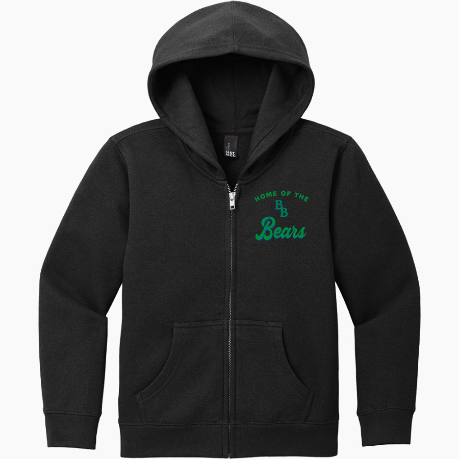 The Blake School BEARS ONLINE STORE District Youth VIT Fleece Full-Zip Hoodie