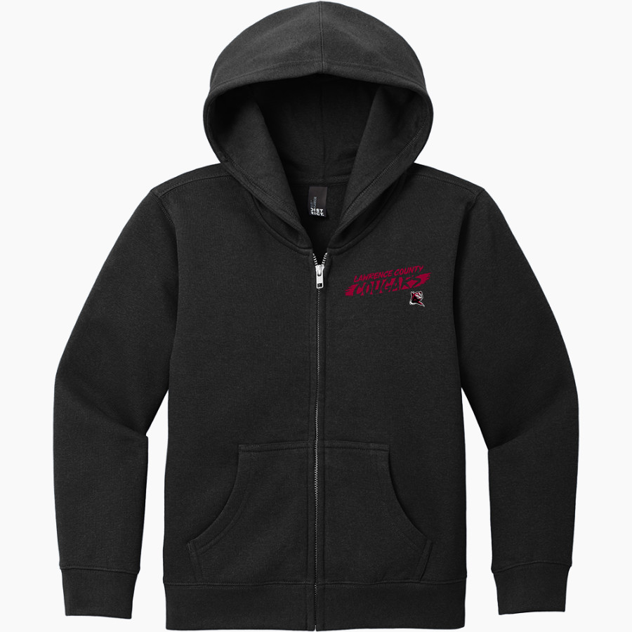 LAWRENCE COUNTY HIGH SCHOOL COUGARS District Youth VIT Fleece Full-Zip Hoodie
