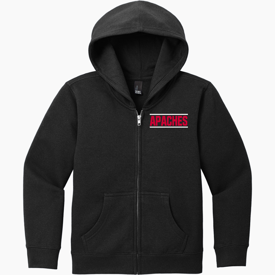 SANGER HIGH SCHOOL APACHES District Youth VIT Fleece Full-Zip Hoodie