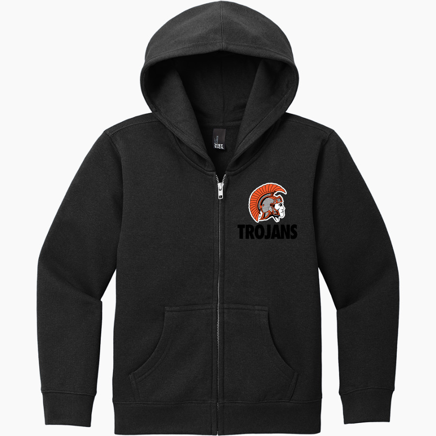 THORNAPPLE KELLOGG HIGH SCHOOL TROJANS District Youth VIT Fleece Full-Zip Hoodie
