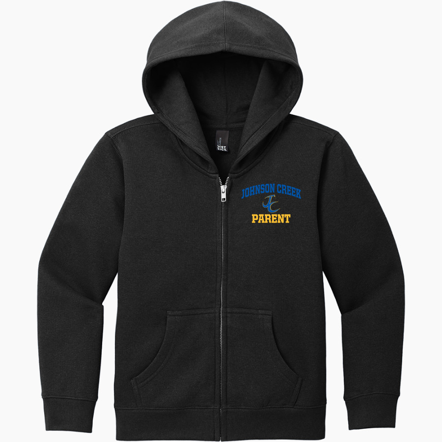 Johnson Creek BlueJays <span class="pdp-name-mascot">Johnson Creek Blue Jays</span> District Youth VIT Fleece Full-Zip Hoodie