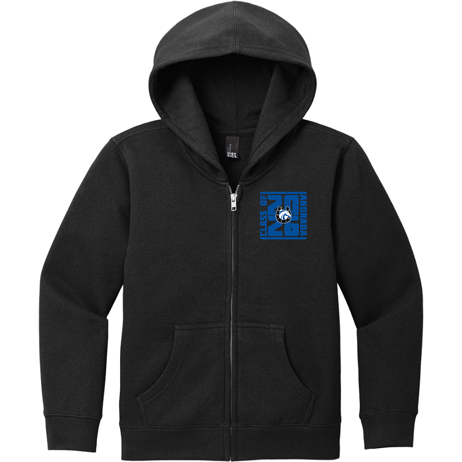 Andrada Mavericks Online Store <span class="pdp-name-mascot">Andrada Mavericks</span> District Youth V.I.T. Fleece Full-Zip Hoodie