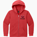Mountain View Cougars District Youth VIT Fleece Full-Zip Hoodie Front Thumbnail