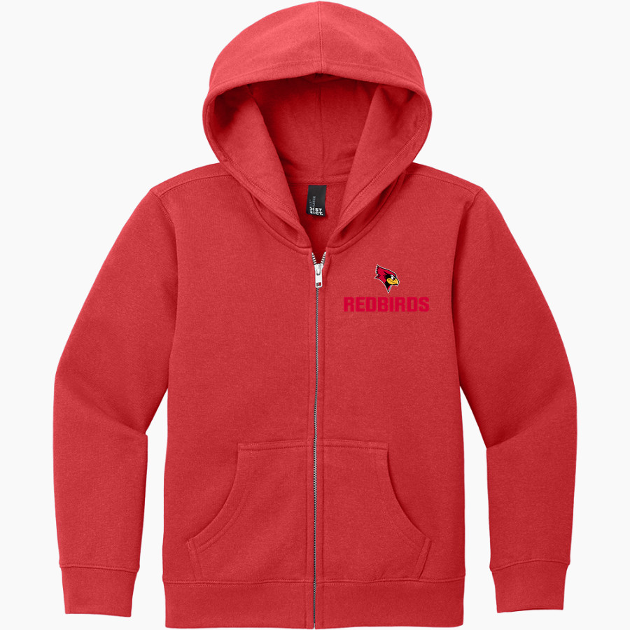 VIRGINIA HIGH SCHOOL REDBIRDS <span class="pdp-name-mascot">VIRGINIA REDBIRDS</span> District Youth VIT Fleece Full-Zip Hoodie