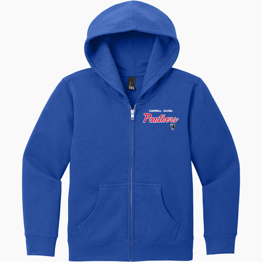 CAMPBELL-SAVONA HIGH SCHOOL PANTHERS <span class="pdp-name-mascot">CAMPBELL - SAVONA PANTHERS</span> District Youth VIT Fleece Full-Zip Hoodie