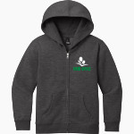 The GreenMount School Wise Owls <span class="pdp-name-mascot">GreenMount School Owls</span> District Youth V.I.T. Fleece Full-Zip Hoodie Front Thumbnail