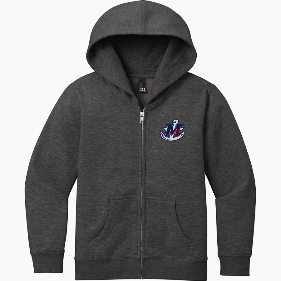 Maritime Privateers <span class="pdp-name-mascot">SUNY Maritime Privateers</span> District Youth V.I.T. Fleece Full-Zip Hoodie