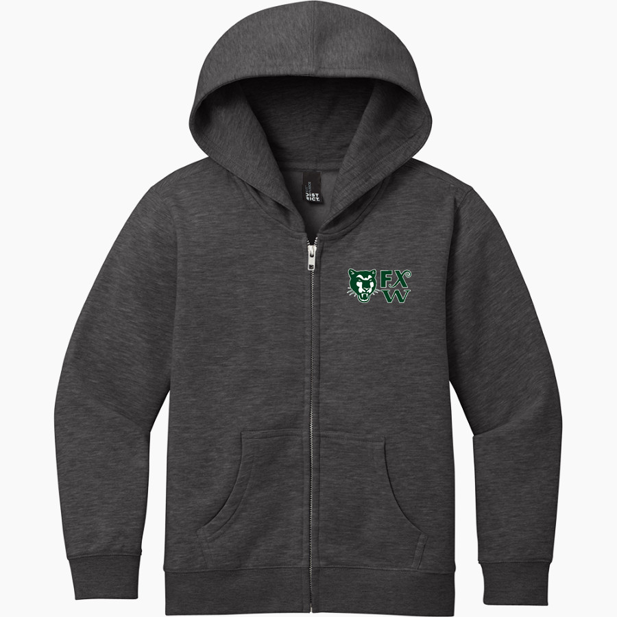 Frances Xavier Warde Jaguars <span class="pdp-name-mascot">Frances Xavier Warde School Jaguars</span> District Youth V.I.T. Fleece Full-Zip Hoodie
