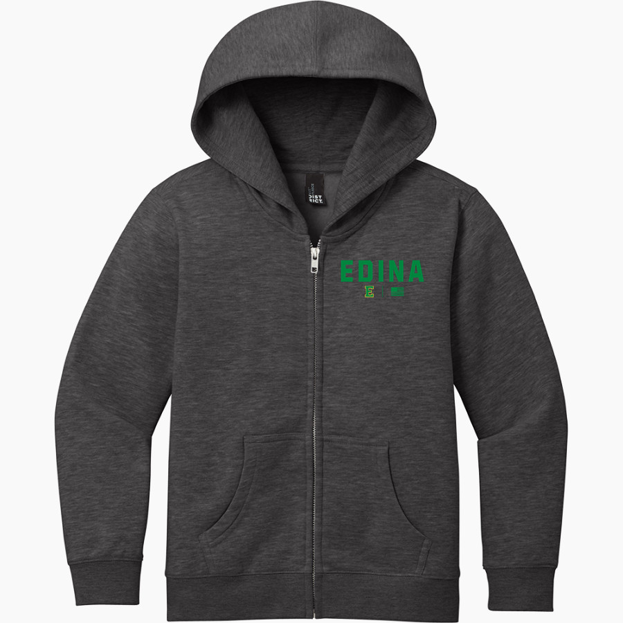Edina High School The Official Online Store District Youth VIT Fleece Full-Zip Hoodie