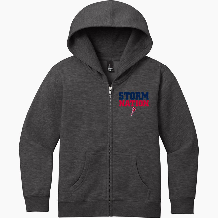 Sioux Falls Storm Storm <span class="pdp-name-mascot">Sioux Falls Storm</span> District Youth VIT Fleece Full-Zip Hoodie