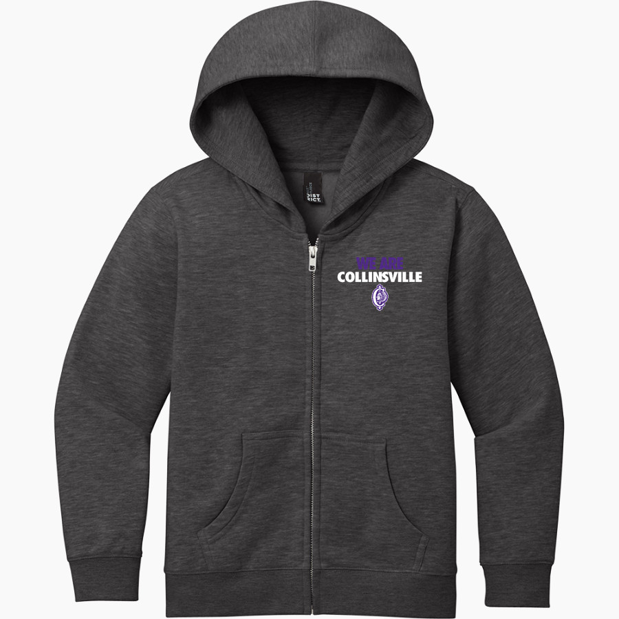 Collinsville Kahoks District Youth VIT Fleece Full-Zip Hoodie