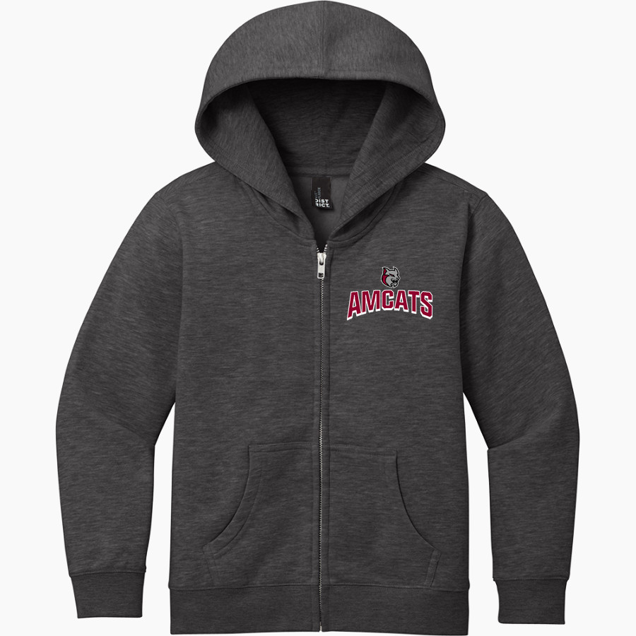 Anna Maria College Amcats <span class="pdp-name-mascot">Anna Maria College Amcats</span> District Youth VIT Fleece Full-Zip Hoodie