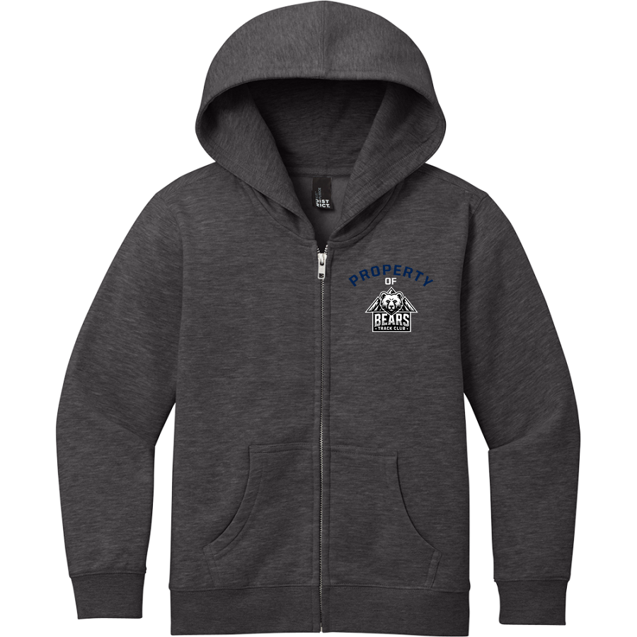 Bears Track Club Bears <span class="pdp-name-mascot">Bears Track Club</span> District Youth V.I.T. Fleece Full-Zip Hoodie