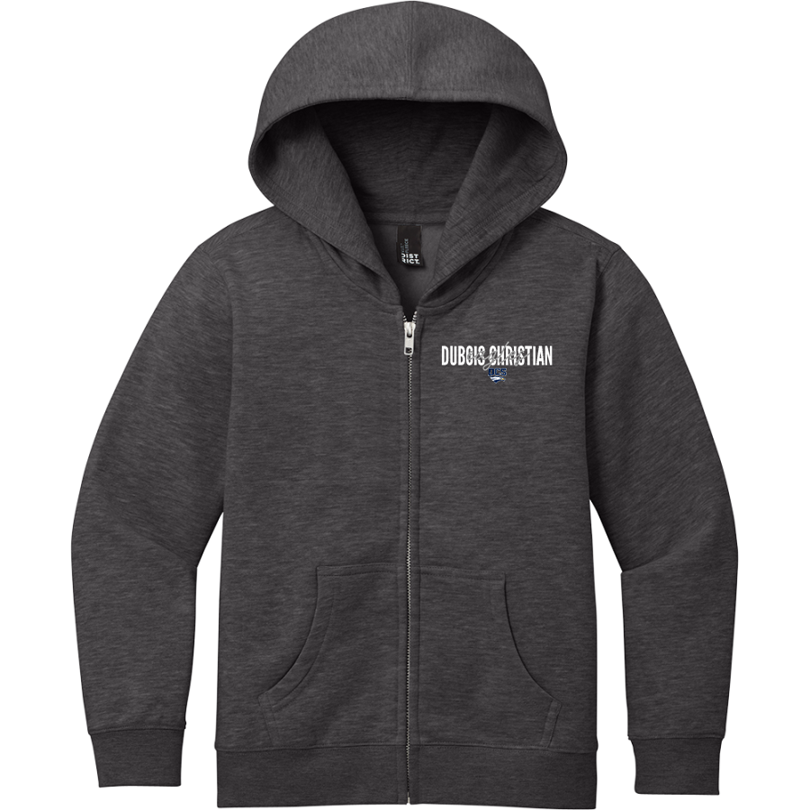 DUBOIS CHRISTIAN SCHOOLS EAGLES <span class="pdp-name-mascot">DUBOIS EAGLES</span> District Youth V.I.T. Fleece Full-Zip Hoodie