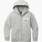 Bay College Norse District Youth VIT Fleece Full-Zip Hoodie Front Thumbnail