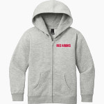 Saint John School Red hawks <span class="pdp-name-mascot">Saint John School Red hawks</span> District Youth VIT Fleece Full-Zip Hoodie Front Thumbnail