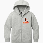 LINDSAY SCHOOL DISTRICT 9 LEOPARDS <span class="pdp-name-mascot">LINDSAY LEOPARDS</span> District Youth VIT Fleece Full-Zip Hoodie Front Thumbnail