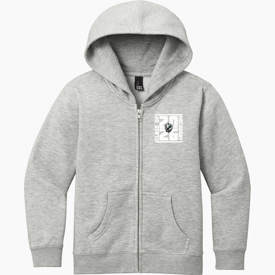 Hockaday School Online Store <span class="pdp-name-mascot">Hockaday</span> District Youth VIT Fleece Full-Zip Hoodie
