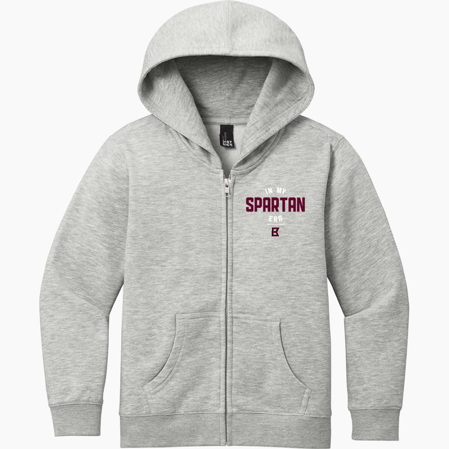 BERTHOUD HIGH SCHOOL SPARTANS District Youth VIT Fleece Full-Zip Hoodie