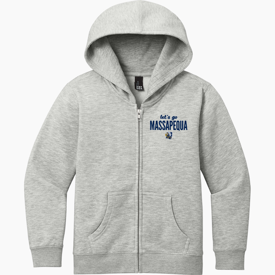 Massapequa Chiefs <span class="pdp-name-mascot">Massapequa Chiefs</span> District Youth VIT Fleece Full-Zip Hoodie