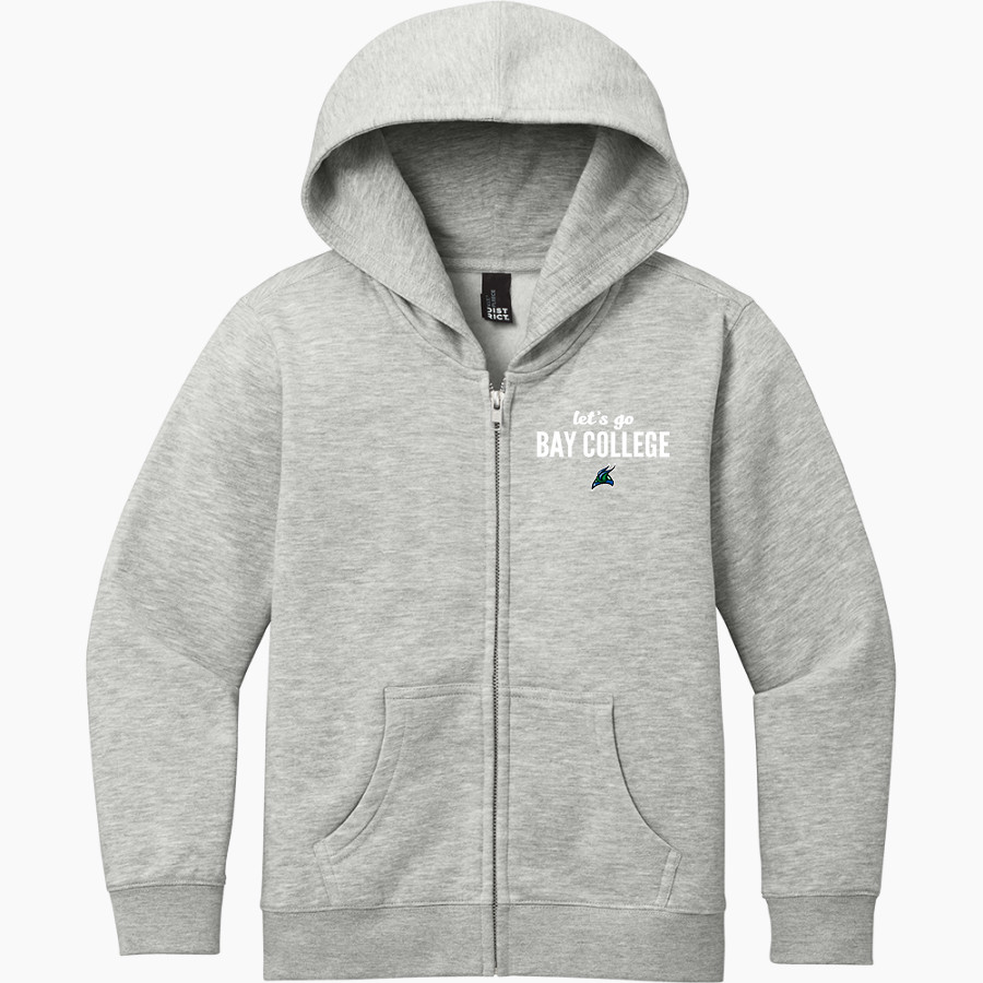 Bay College Norse District Youth VIT Fleece Full-Zip Hoodie