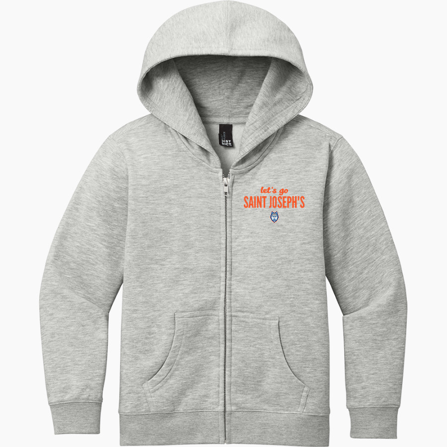 SAINT JOSEPH'S CATHOLIC ACADEMY <span class="pdp-name-mascot">SAINT JOSEPHS Wolves</span> District Youth VIT Fleece Full-Zip Hoodie