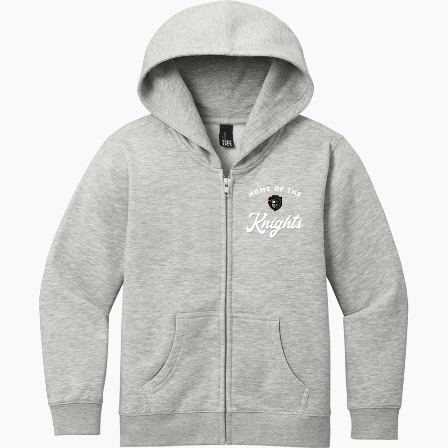 Lansingburgh Knights The Official Online Store <span class="pdp-name-mascot">Lansingburgh Knights</span> District Youth VIT Fleece Full-Zip Hoodie