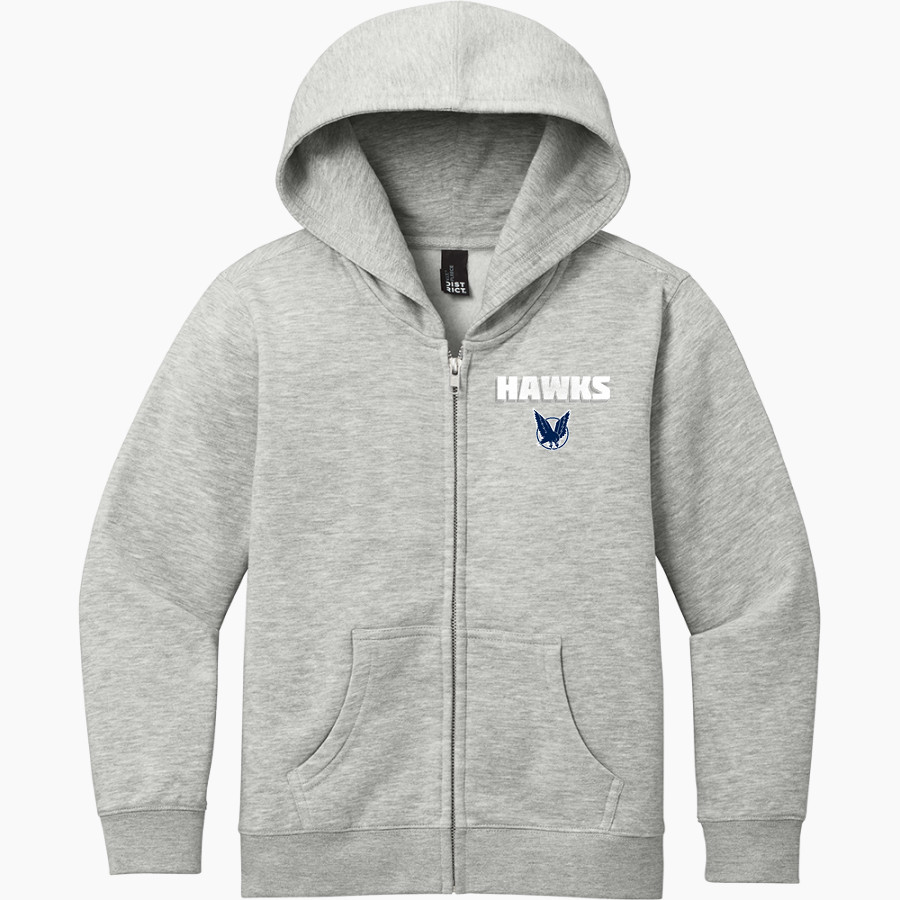 MAUMEE VALLEY COUNTRY DAY SCHOOL HAWKS <span class="pdp-name-mascot">MAUMEE VALLEY HAWKS</span> District Youth VIT Fleece Full-Zip Hoodie