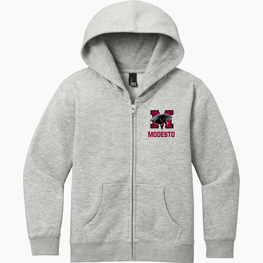 MODESTO HIGH SCHOOL PANTHERS <span class="pdp-name-mascot">MODESTO PANTHERS</span> District Youth V.I.T. Fleece Full-Zip Hoodie